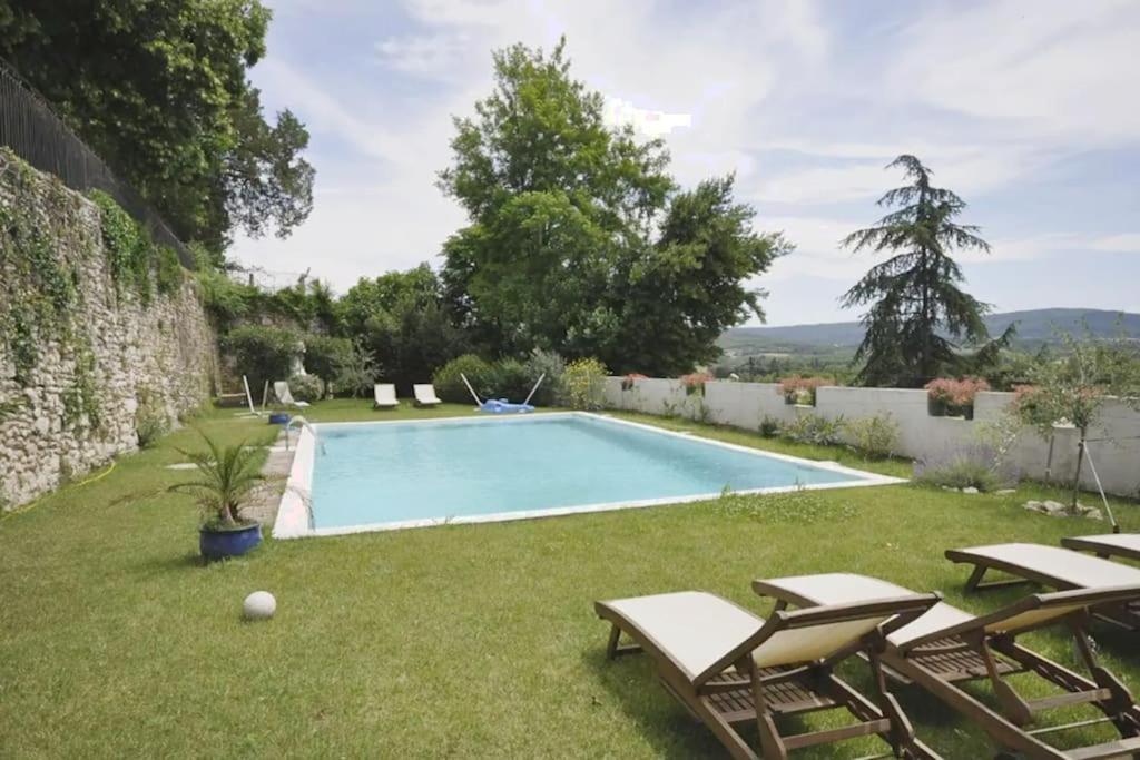 蒙布舍叙尔雅布龙Peaceful Retreat In Drome Provencale Castel公寓 外观 照片